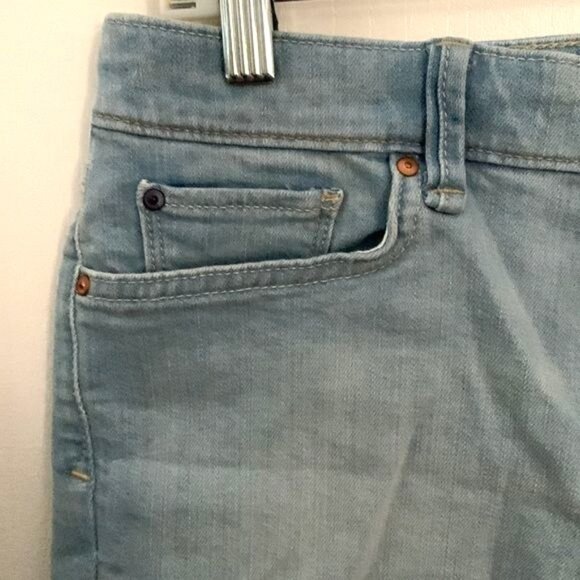 Gap 1969 Summer Cut-Offs Denim Shorts Size 27 Blue - Picture 5 of 10